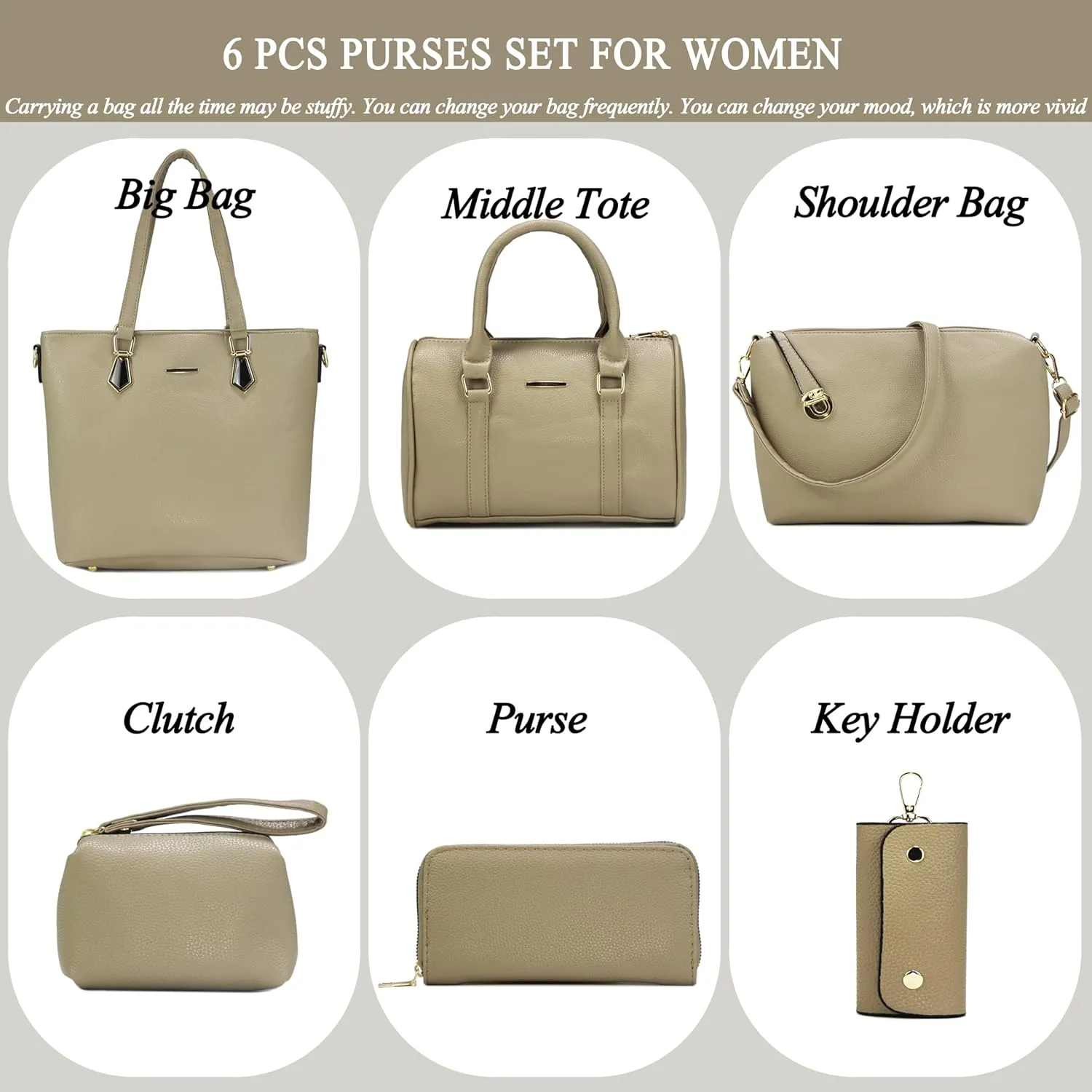 2E-youth Designer Purses and Handbags for Women Satchel Shoulder Bag Tote Top Handle Bag