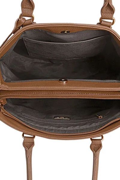 David Jones Structured Leather Handbag - 3 Colors