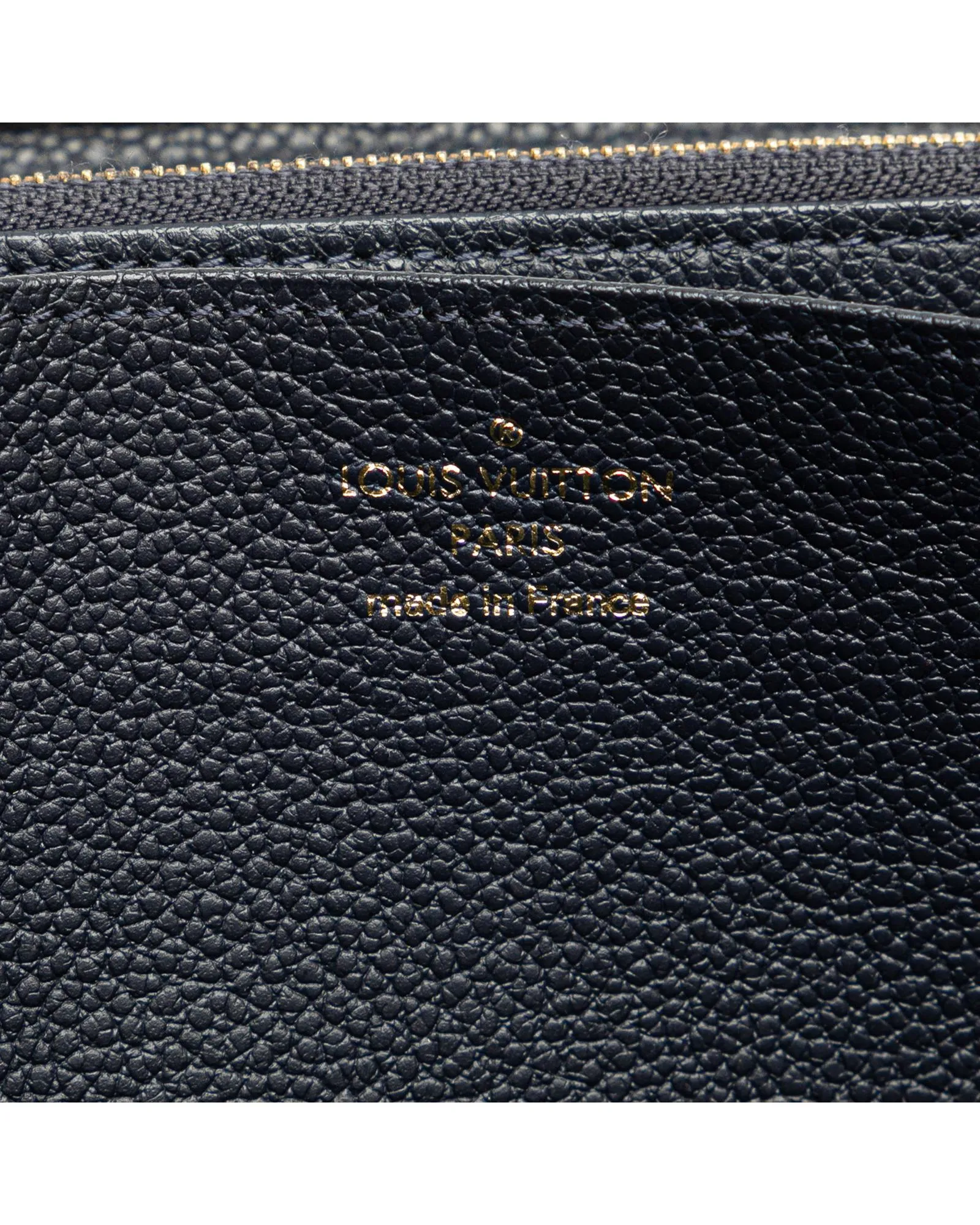 Embossed Zip-Around Long Wallet