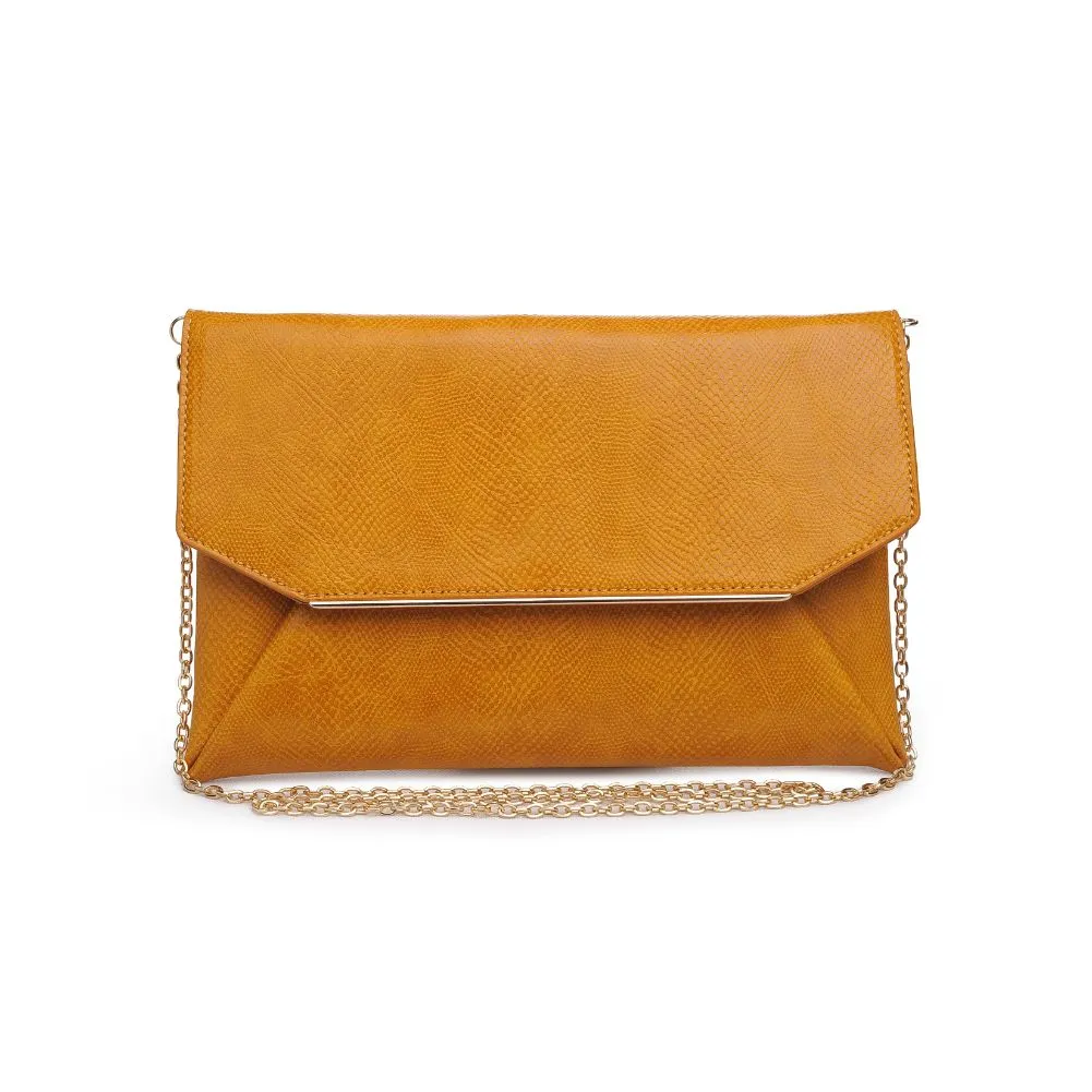 Lena Lizard Clutch