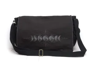 Messenger Bags by Black Lantern - Aesthetic Crossbody Bags for Women & Men - Cute Vintage Cross Body Purse, Large Shoulder Bag - Backpacks for Work (Sacred Geometry)