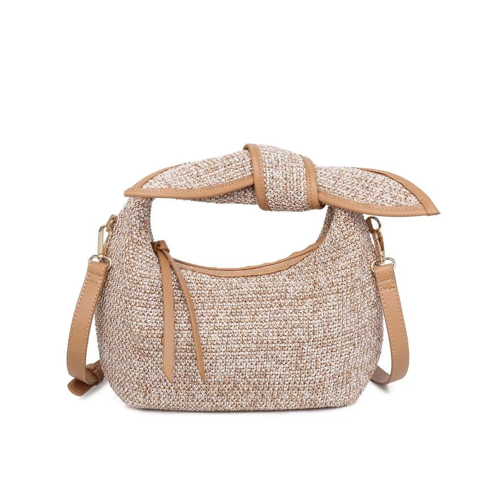 Paloma Knot Straw Crossbody