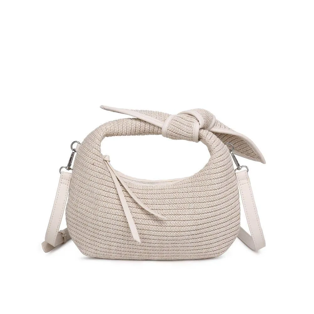 Paloma Knot Straw Crossbody