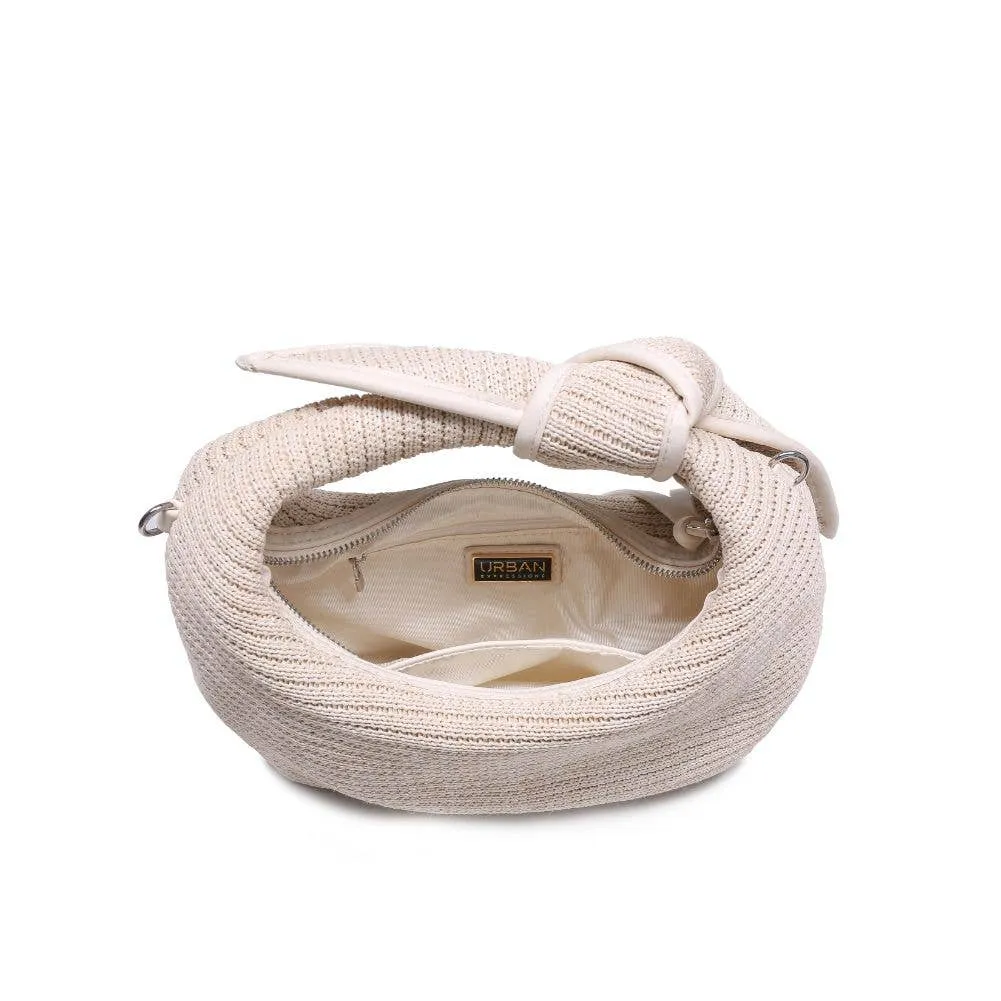 Paloma Knot Straw Crossbody
