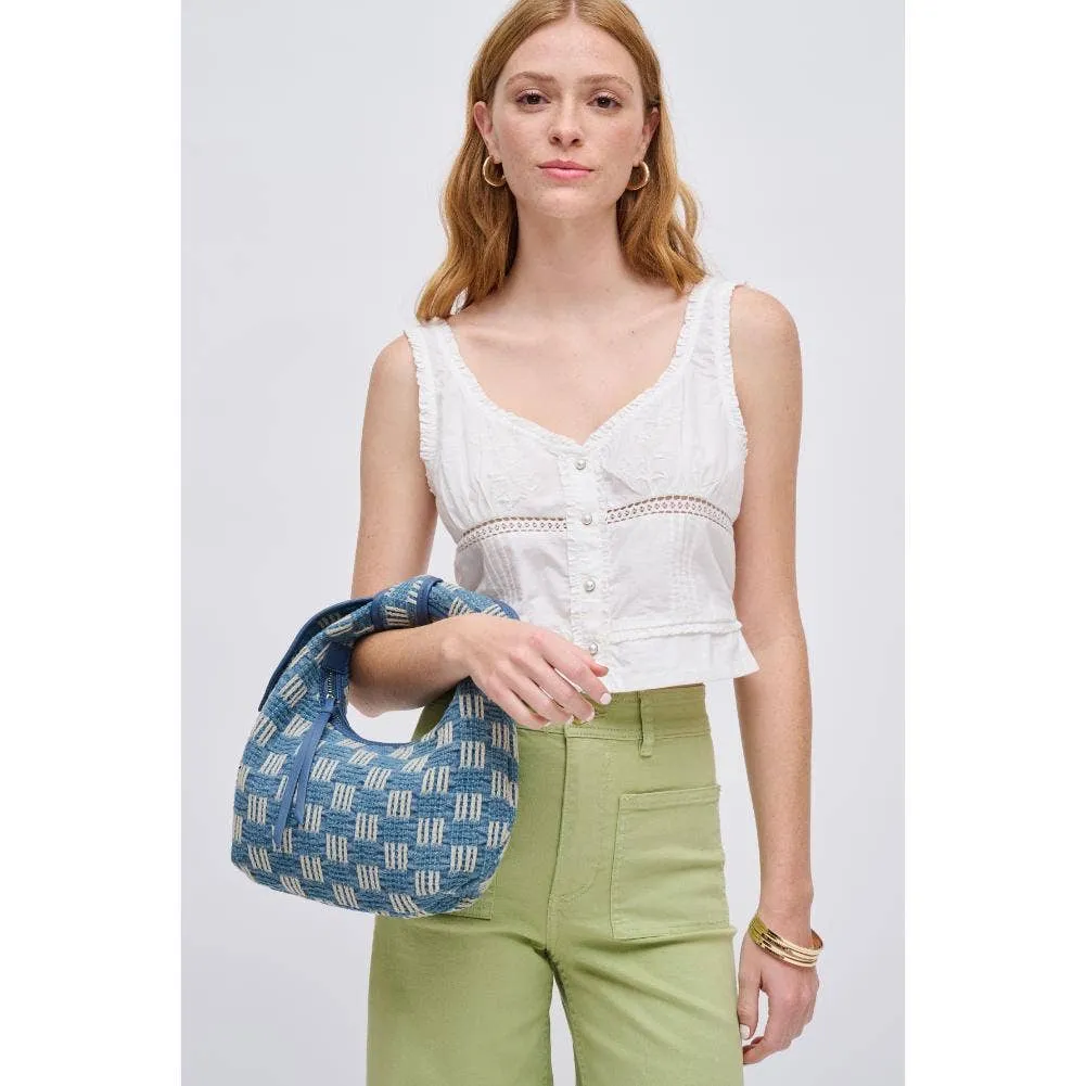 Paloma Knot Straw Crossbody