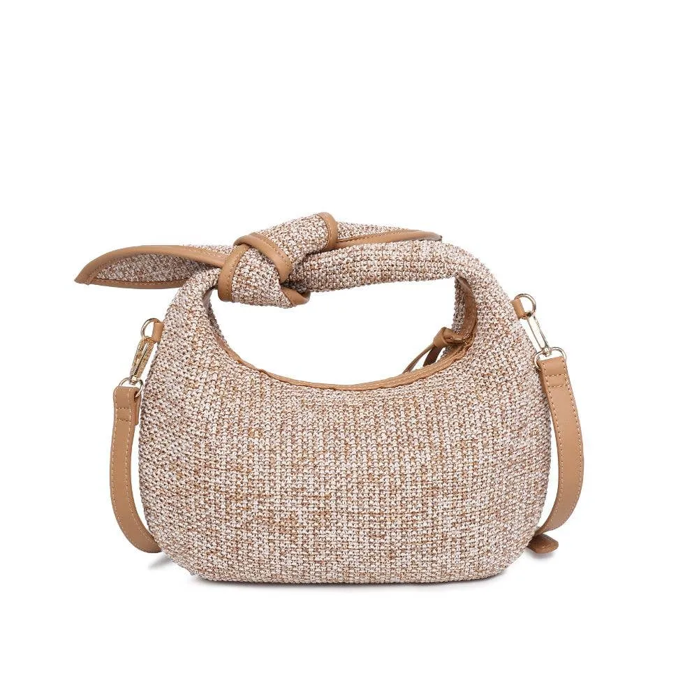 Paloma Knot Straw Crossbody