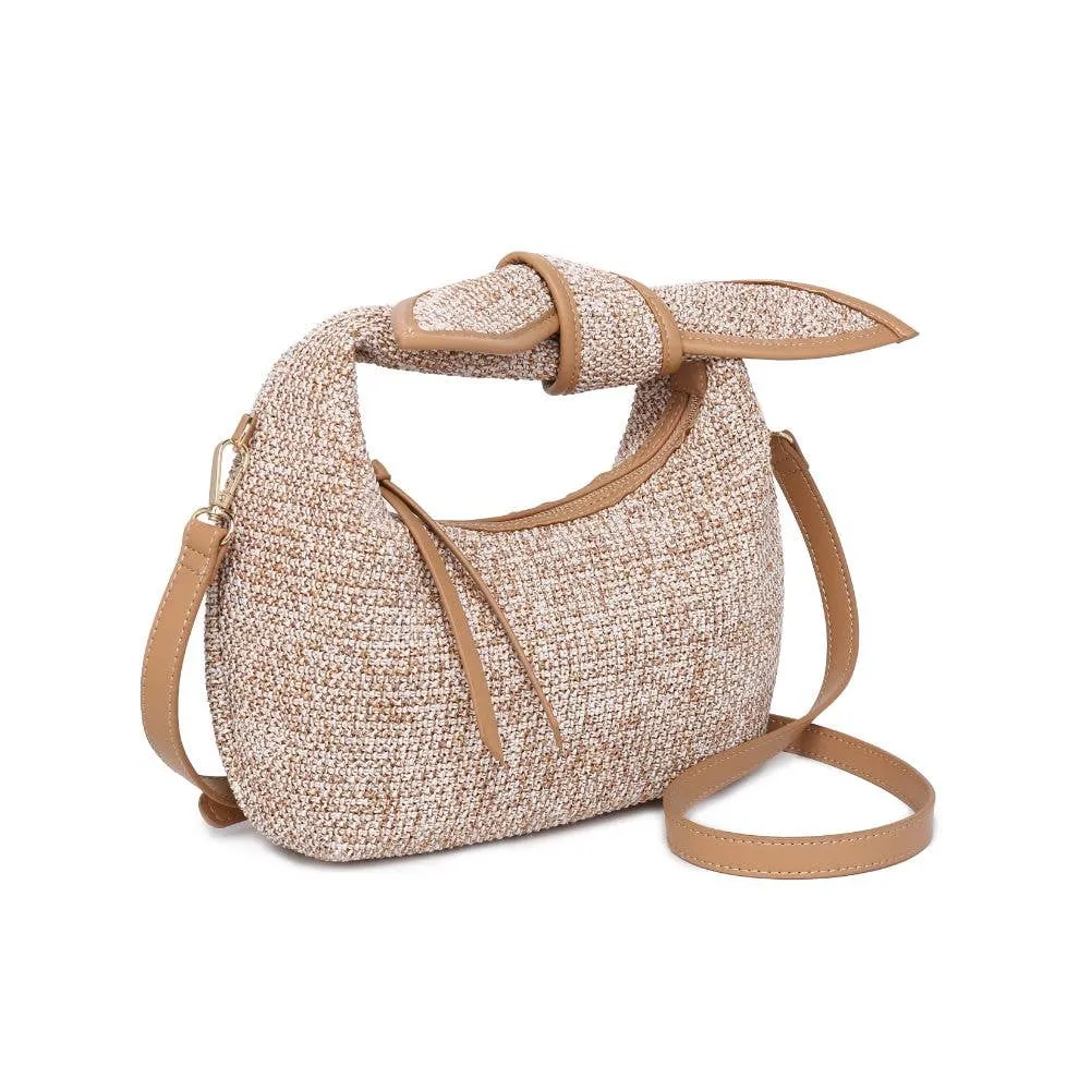 Paloma Knot Straw Crossbody