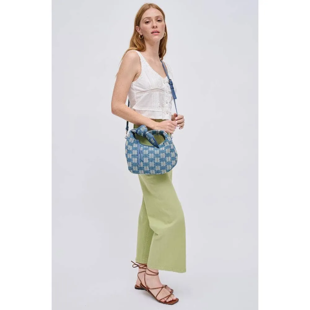 Paloma Knot Straw Crossbody