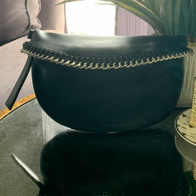 Silver Zipper Fanny Bag